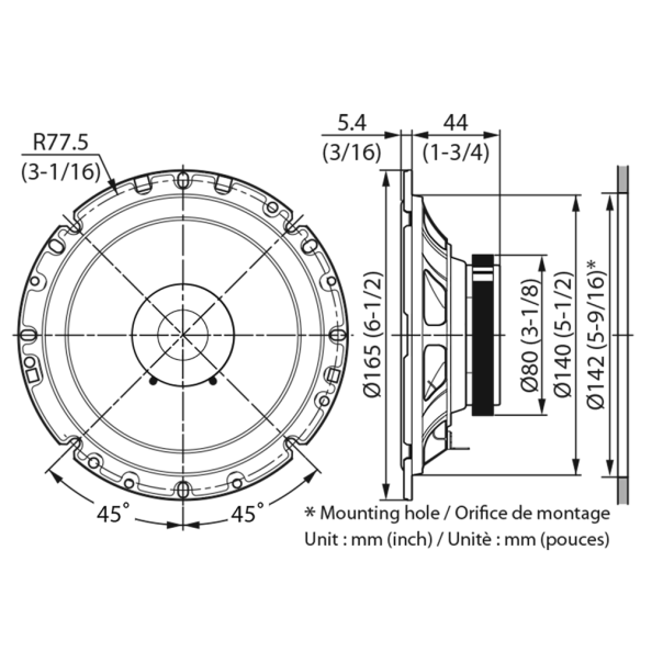 Kenwood KFC-S1756 - 13484