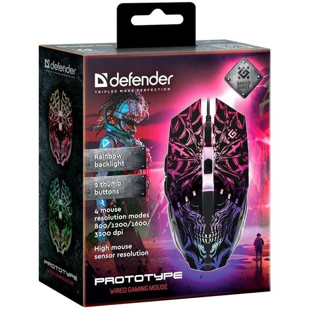 Gaming miš Defender Prototype GM-670L - 52670