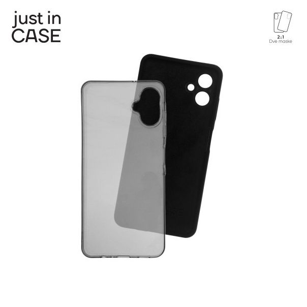 JUST IN CASE 2u1 Extra case MIX paket maski za Samsung Galaxy A06, crna - MIX232BK