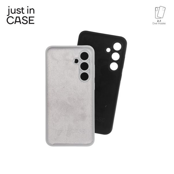 JUST IN CASE 2u1 Extra case MIX PLUS paket maski za Samsung S24 FE, crna - MIXPL234BK