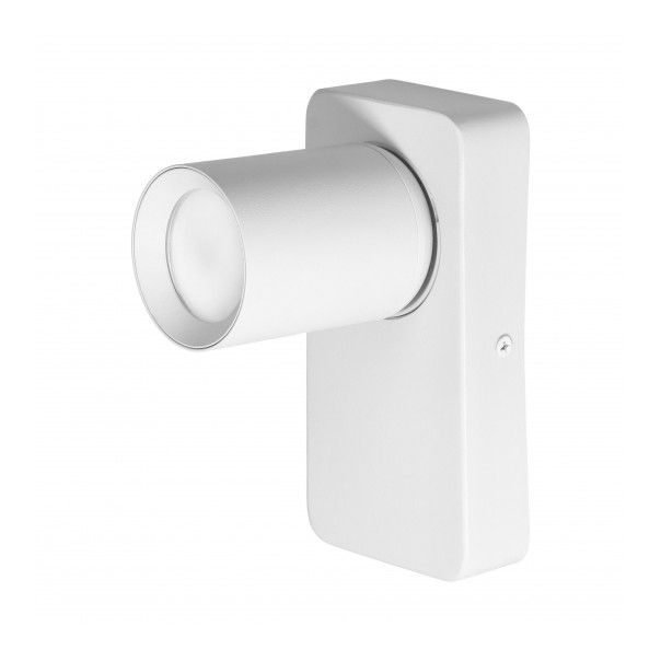 ADVITI Plafonska zidna spot svetiljka sa prekidačem 1xGU10 Malta, bela - ORNAD-OP-6480WGU10