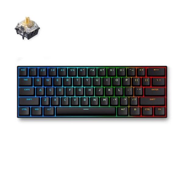 Gaming tastatura MCHOSE Ace 60 Pro Magnetic Switch Crna - Ace60-4A