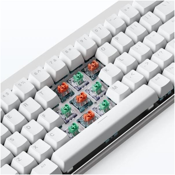 Gaming tastatura MCHOSE Ace 68 Air Ultra Esports Magnetic Switch snow white - MC-Ace68Air-9