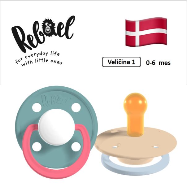 REBAEL varalice za bebe, 0-6 mes, 2 kom, Morska pena i Badem, RBL13571060 - EP3255631