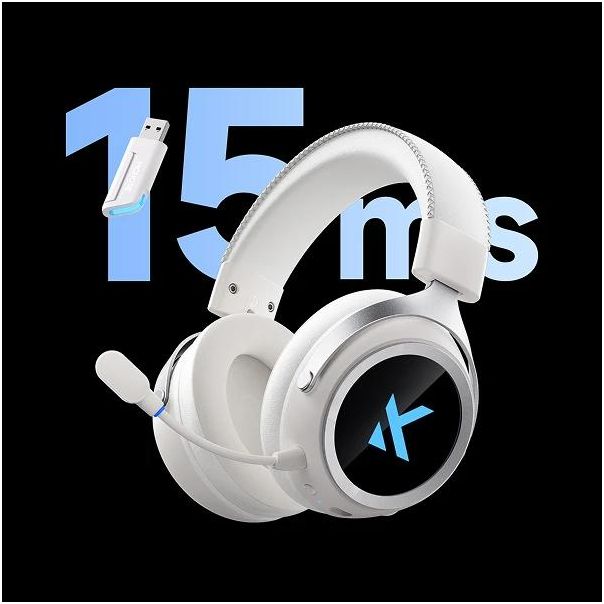 Bežične gaming slušalice MCHOSE X9 white - MC-X9-1