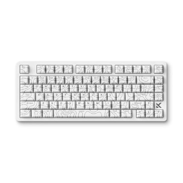 Gaming tastatura MCHOSE Jet 75 Hall Effect Magnetic Switch bela topographic - MC-Jet75-9