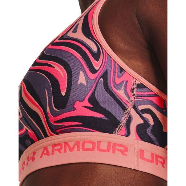 UNDER ARMOUR Top ua crossback mid print W - 1361042-603