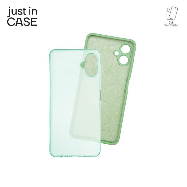 JUST IN CASE 2u1 Extra case MIX paket maski za Samsung Galaxy A06, zelena - MIX232GN