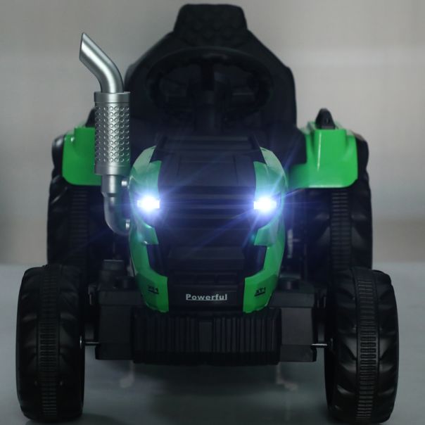 PREMIUM STIL Dečiji traktor sa prikolicom i daljinskim zeleni - EP3083549