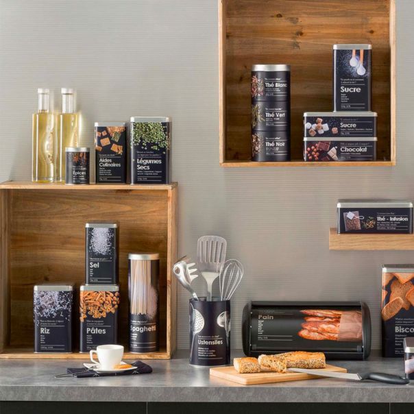 FIVE Kutija za kafu Black edition 7,8X17,8cm metal crna - 136303