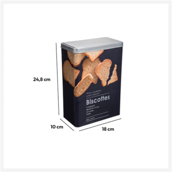 FIVE Kutija za tost Black edition 18X10X24,8cm metal crna - 136317