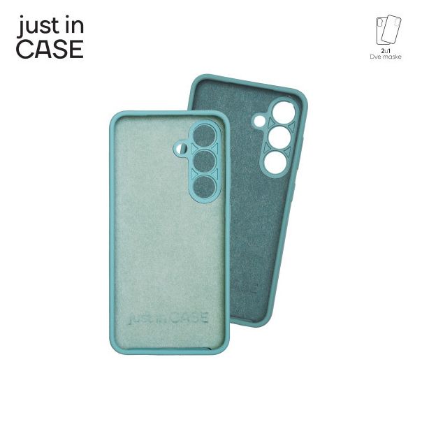 JUST IN CASE 2u1 Extra case MIX PLUS paket maski za Samsung S25, zelena - MIXPL235GN