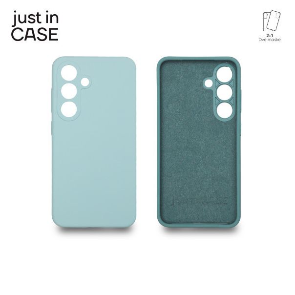 JUST IN CASE 2u1 Extra case MIX PLUS paket maski za Samsung S25, zelena - MIXPL235GN