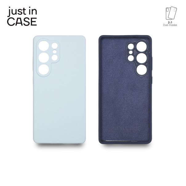 JUST IN CASE 2u1 Extra case MIX PLUS paket maski za Samsung S25 Ultra, plava - MIXPL236BL