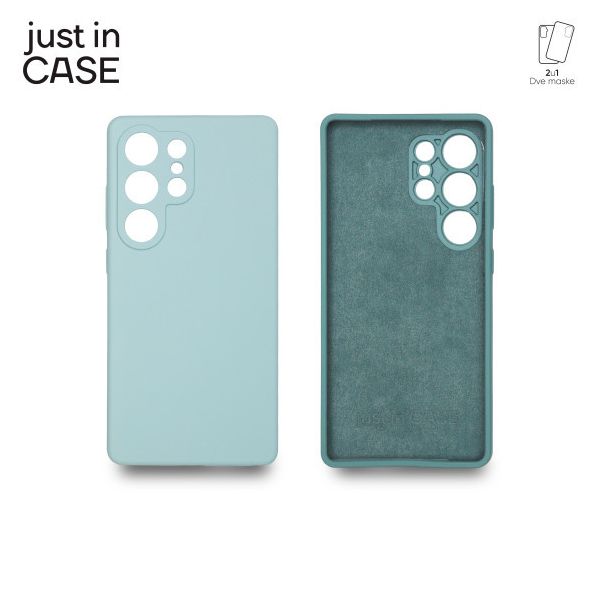 JUST IN CASE 2u1 Extra case MIX PLUS paket maski za Samsung S25 Ultra, zelena - MIXPL236GN