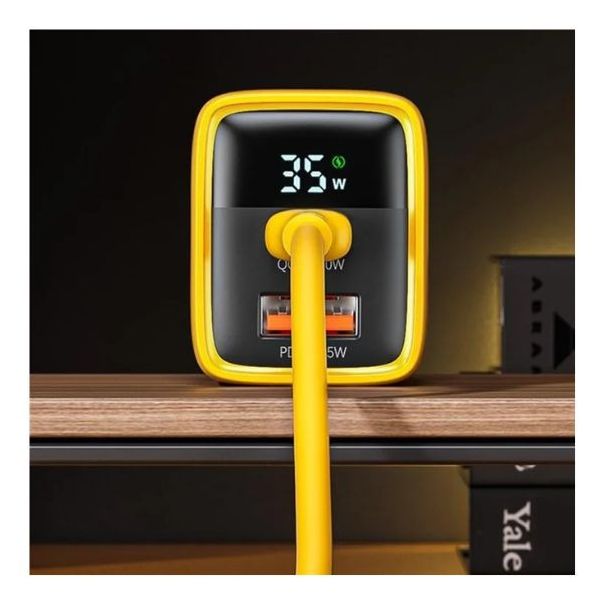 Punjač WEKOME WP-U25 35W GaN Yellow - 58524