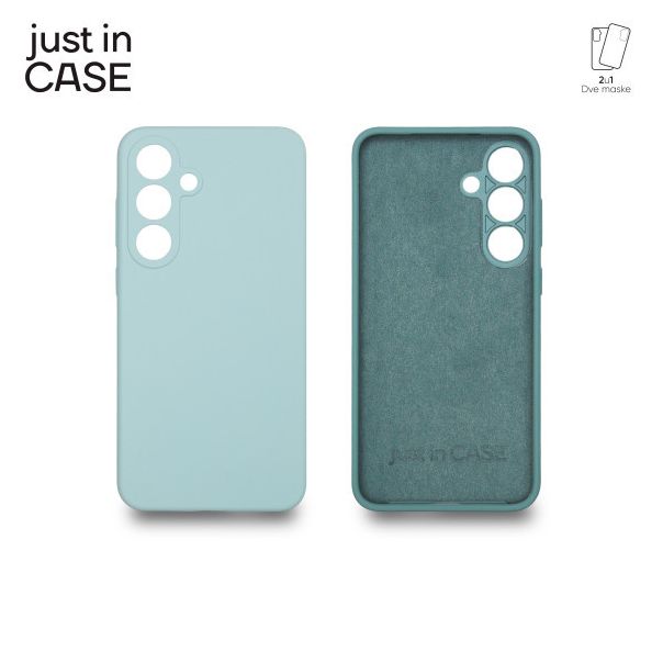 JUST IN CASE 2u1 Extra case MIX PLUS paket maski za Samsung S25 Plus, zelena - MIXPL237GN