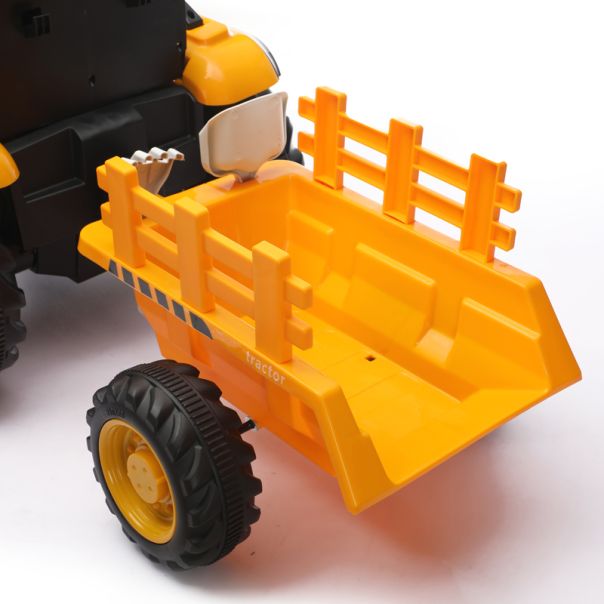 PREMIUM STIL Traktor sa prikolicom i pokretnom kašikom Žuti - EP3084153