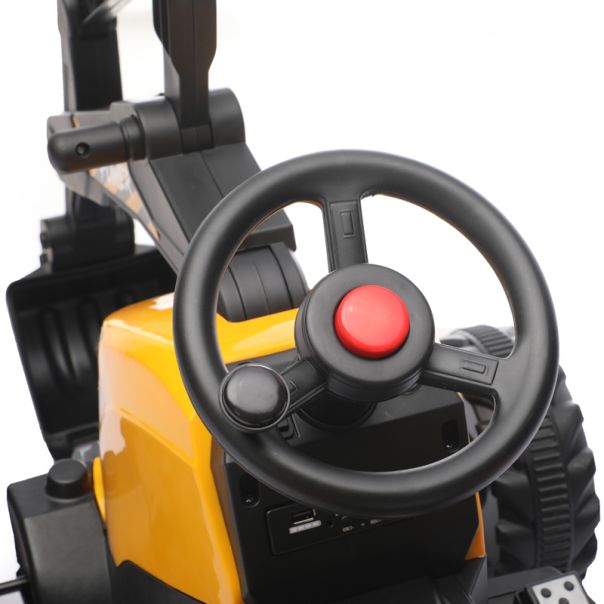 PREMIUM STIL Traktor sa prikolicom i pokretnom kašikom Žuti - EP3084153