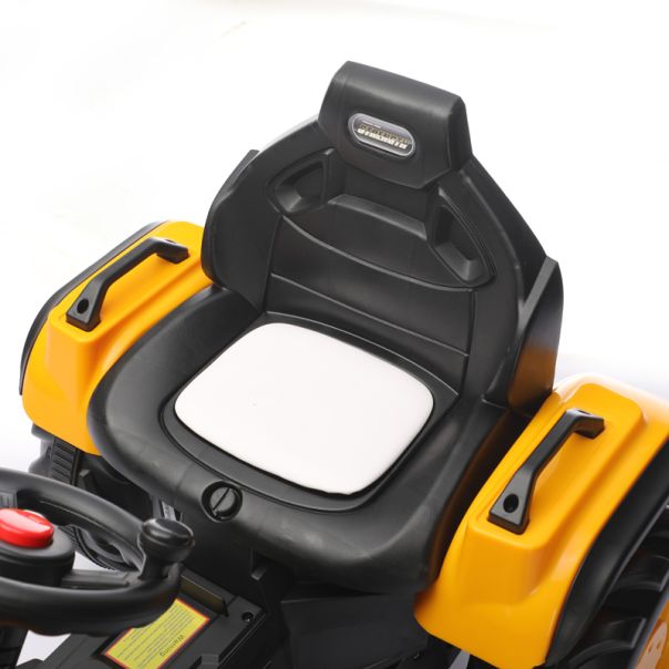 PREMIUM STIL Traktor sa prikolicom i pokretnom kašikom Žuti - EP3084153