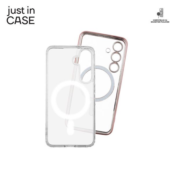 JUST IN CASE 2u1 Extra case MAG MIX paket maski za Samsung S25, roza - MAG235PK