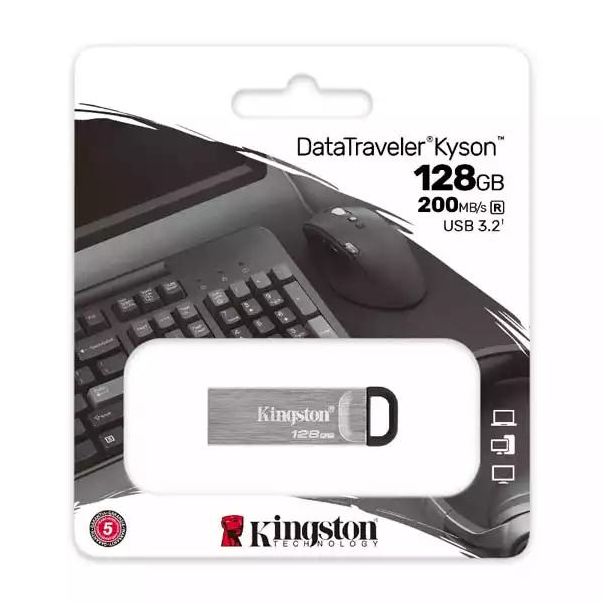 USB Flash128GB Kingston 3.2 Kyson DTKN/128GB - DTKN-128GB