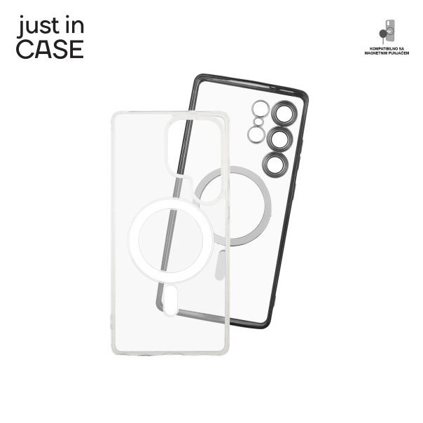 JUST IN CASE 2u1 Extra case MAG MIX paket maski za Samsung S25 Ultra, crna - MAG236BK