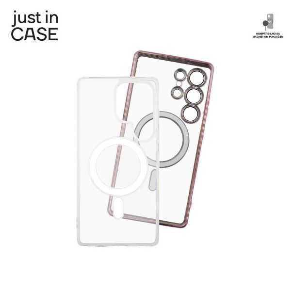 JUST IN CASE 2u1 Extra case MAG MIX paket mski za Samsung S25 Ultra, roza - MAG236PK