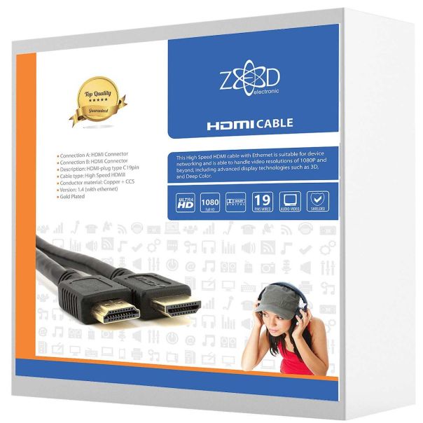 ZED ELECTRONIC HDMI kabl 10m ver. 1.4 - 1374-1