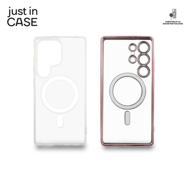 JUST IN CASE 2u1 Extra case MAG MIX paket mski za Samsung S25 Ultra, roza - MAG236PK