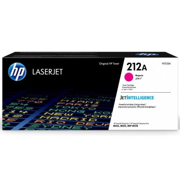 HP 212A Magenta Original LaserJet Toner Cartridge (W2123A) - 137460