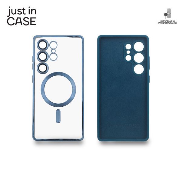 JUST IN CASE 2u1 Extra case MAG MIX PLUS paket maski za Samsung S25 Ultra, plava - MAGPL236BL