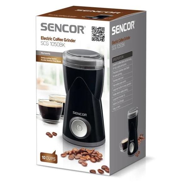SENCOR Mlin za kafu SCG 1050BK - 8590669123537