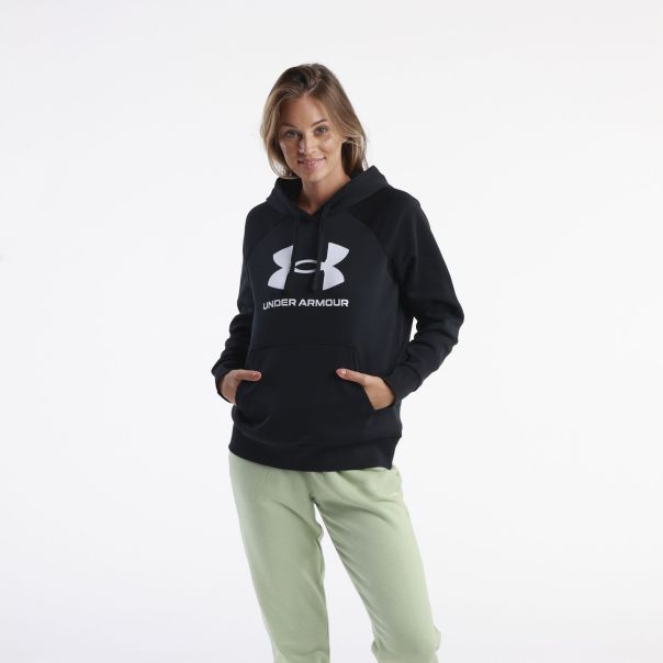 UNDER ARMOUR duks sa kapuljačom ua rival fleece big logo hdy W - 1379501-001