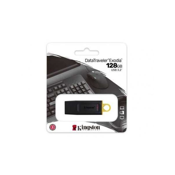 KINGSTON 128GB USB3.2 Gen1 DataTraveler Exodia DTX/128GB - 138329