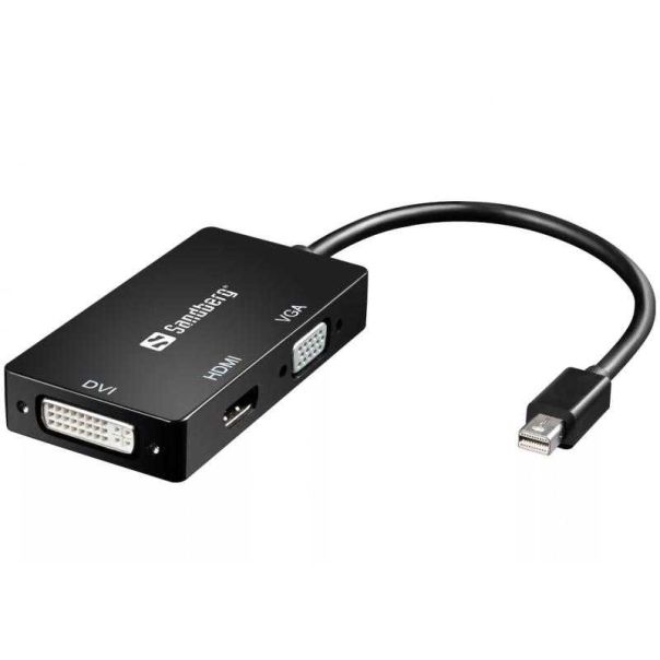 Sandberg Adapter Mini DisplayPort - HDMI/DVI/VGA 509-12 - 138577