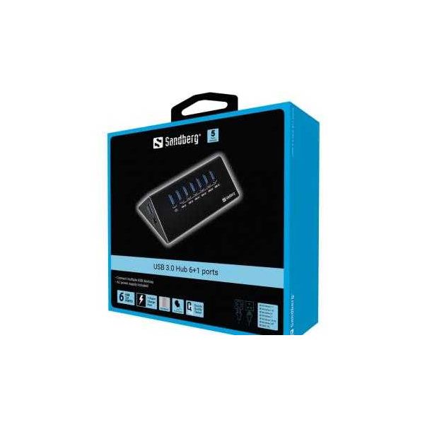 SANDBERG USB hub 7-port USB 3.0 sa napajanjem 133-82 - 138605