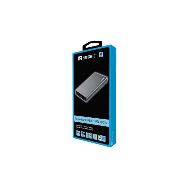 SANDBERG Powerbank USB-C 420-52, 100W, 20000 mAh - 138632