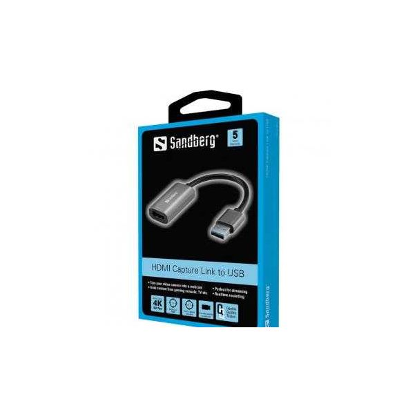Sandberg Adapter Capture HDMI/F - USB/M 3.0 134-19 - 138689