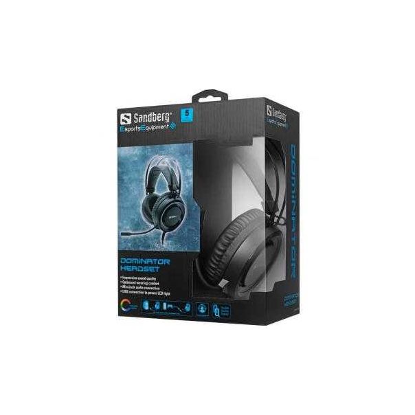 Sandberg Slušalice sa mikrofonom Dominator 126-22 - 138790