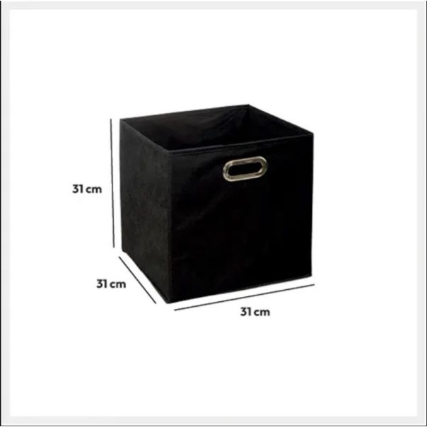 FIVE Kutija za odlaganje 31x31x31cm Modul, crna - 138885J