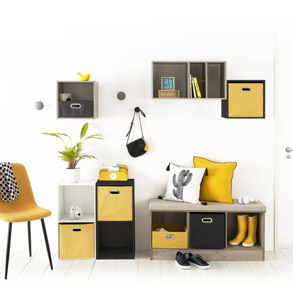 FIVE Kutija za odlaganje 31x31x31cm Modul, crna - 138885J