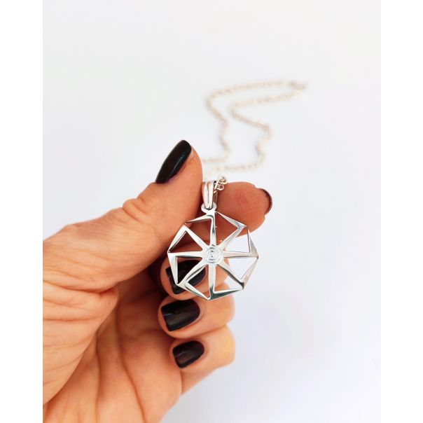 ROD - Ogrlica od sterling srebra KOLOVRAT spirala - ROD000041