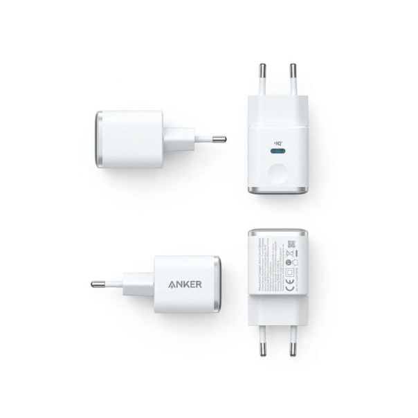 Nano 45W putni zidni punjač sa ekranom, USB-C port, beli - EP3262853