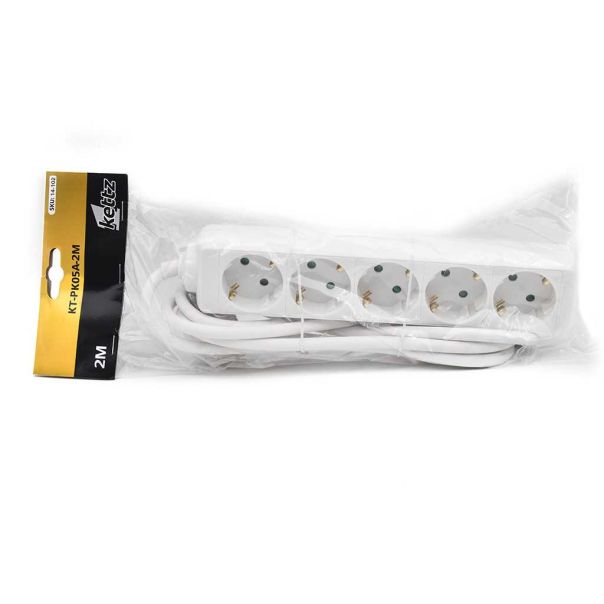 KETTZ Produžni kabl, KT-PK05A, 2m, bela - 14-102
