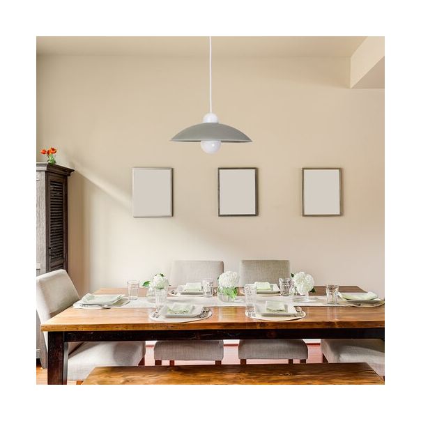 Rabalux Visilica Cupola range E27 1x MAX 60W sivo (1408) - 1408-1-1