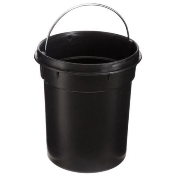 FIVE Kanta za smeće Natureo 3L na papučicu 17x25,5cm metal/bambus crna - 140801N