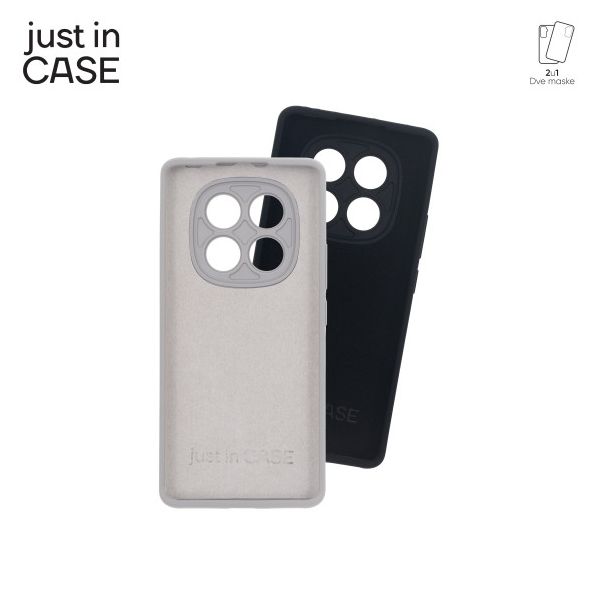JUST IN CASE 2u1 Extra case MIX PLUS paket maski za Redmi Note 14 Pro 4G, crna - MIXPL331BK