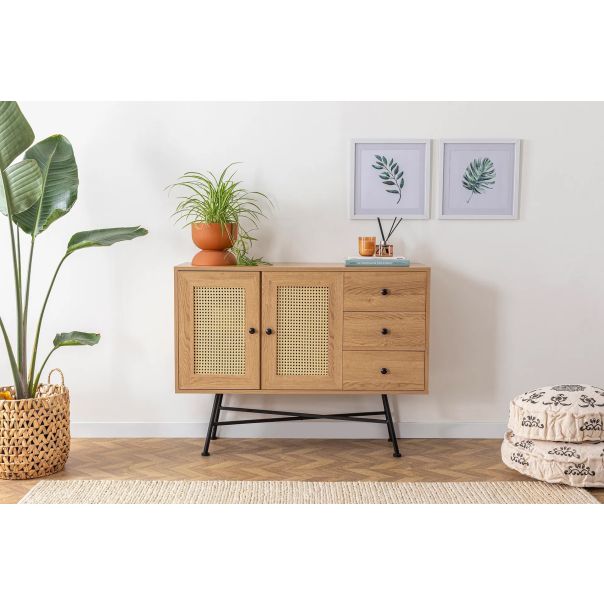 HANAH HOME Komoda Nala 120, braon - 141HWR1125