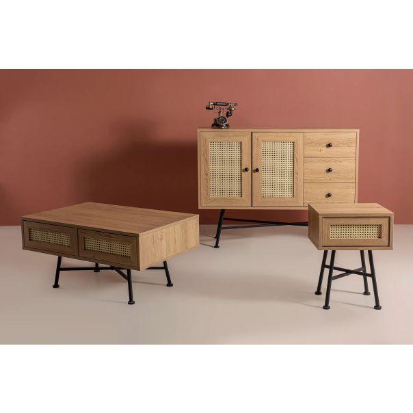 HANAH HOME Komoda Nala 120, braon - 141HWR1125